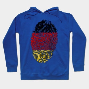 Germany Flag - German Flag Fingerprint Hoodie